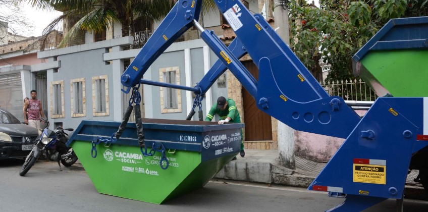 Saae-BM realiza primeira entrega do Programa Caçamba Social